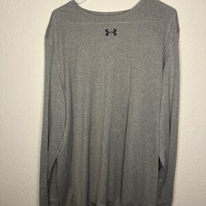 Under Armour Gray Long Sleeve Crew Performance Tee